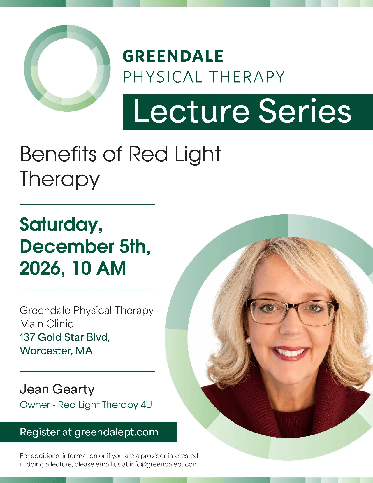 Greendale Lecture Series